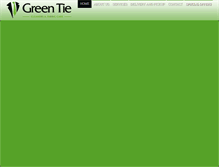 Tablet Screenshot of greentiecleaners.com
